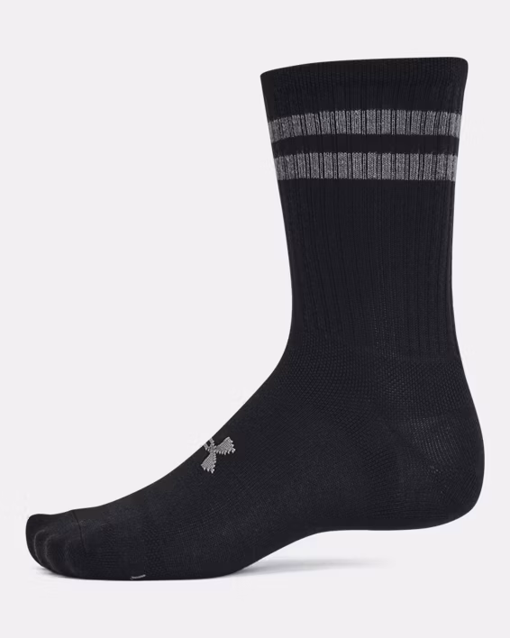 UA Essential Unisex 6-Pack Crew Socks