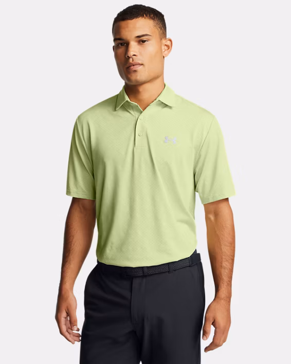 UA Playoff 3.0 Check Jacquard Men's Polo