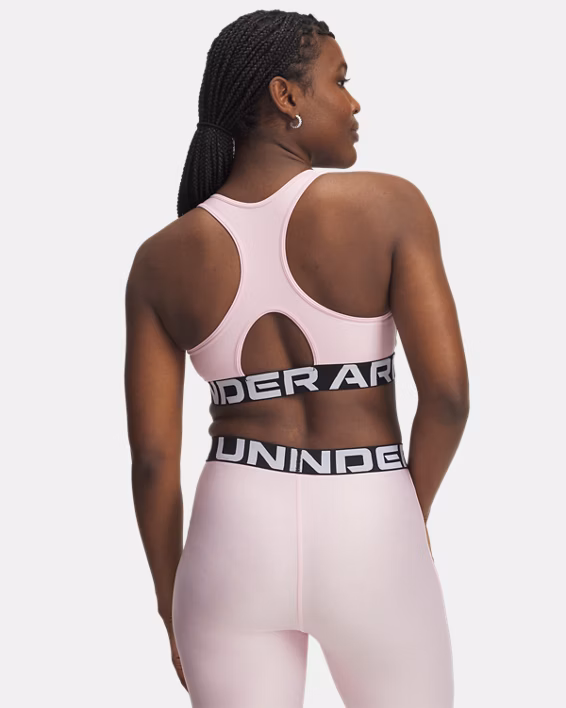 HeatGear® Armour Mid Branded Women's Sports Bra