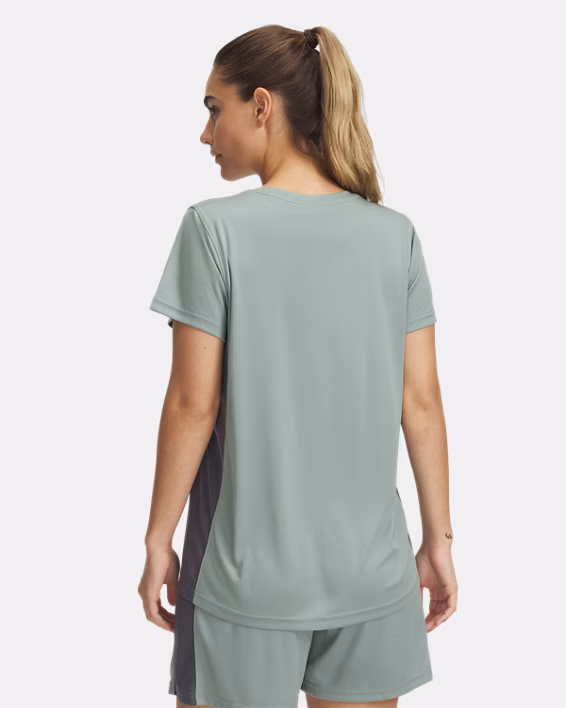 UA Challenger Printed Women's Training Short Sleeve