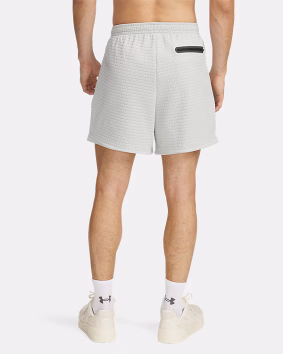 UA Unstoppable Fleece Grid Men's 15 cm Shorts