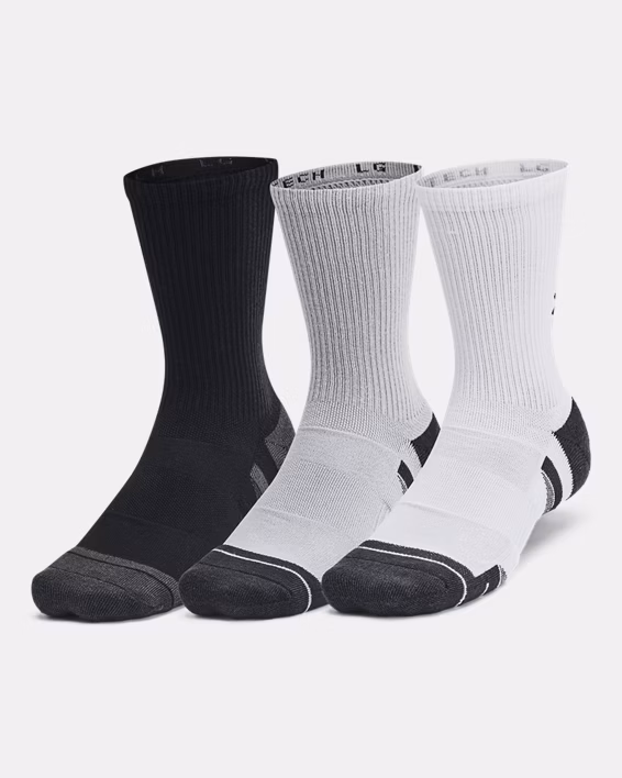 UA Performance Tech™ Unisex 6-Pack Crew Socks