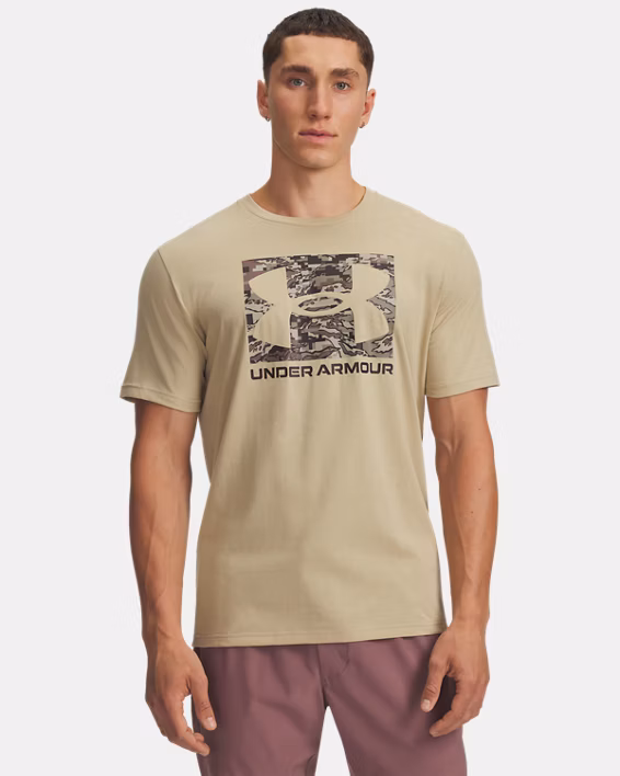 UA ABC Camo Boxed Logo Men's Short Sleeve