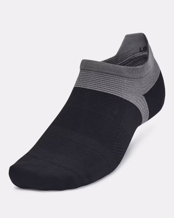UA ArmourDry® Run Lite Unisex 3-Pack No Show Tab Socks