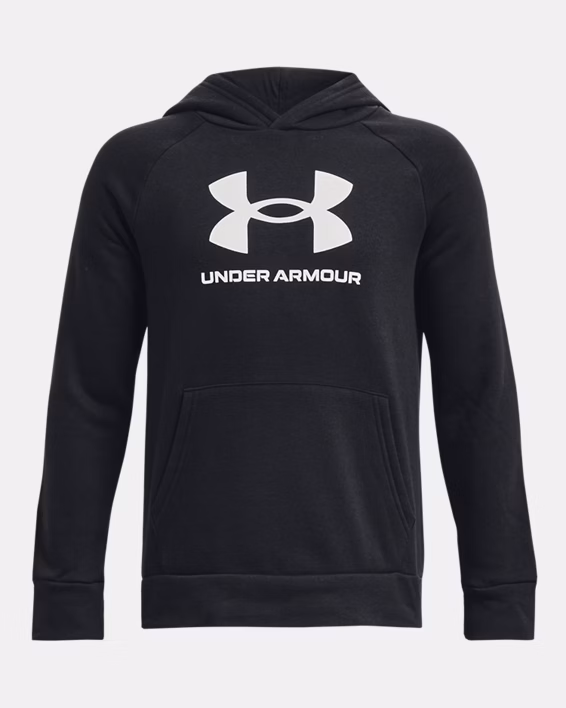 UA Rival Fleece Big Logo Boys' Hoodie