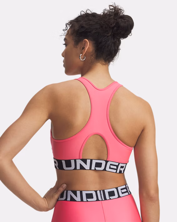 HeatGear® Armour Mid Branded Women's Sports Bra