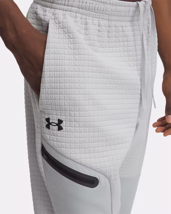 UA Unstoppable Fleece Grid Men's Joggers