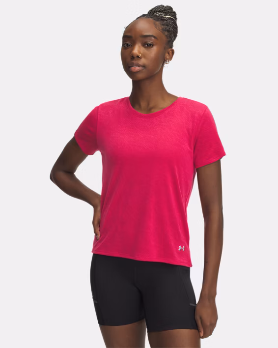 UA Launch Camo Women's Short Sleeve