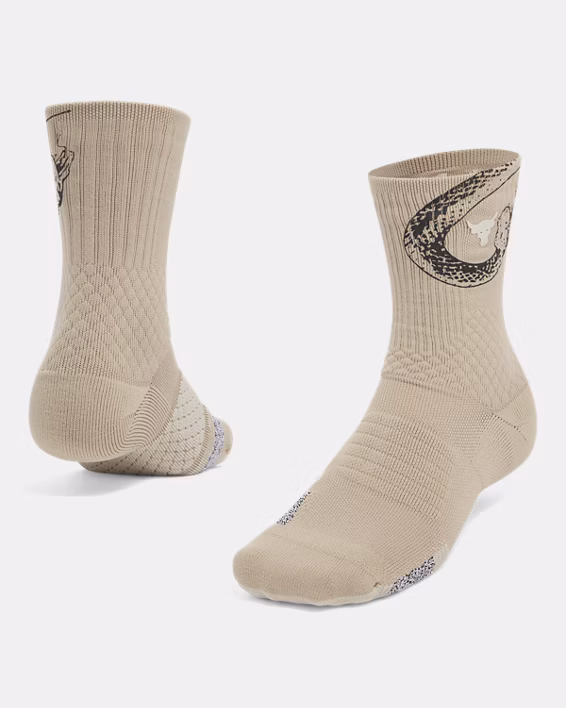 Project Rock ArmourDry™ Playmaker Unisex Mid-Crew Socks