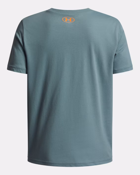 UA Overlay Wordmark Boys' Short Sleeve