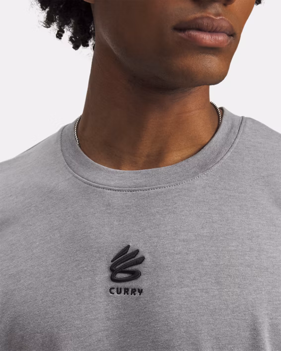 Curry Logo Heavyweight Men's T-Shirt