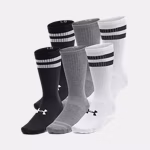 UA Essential Unisex 6-Pack Crew Socks