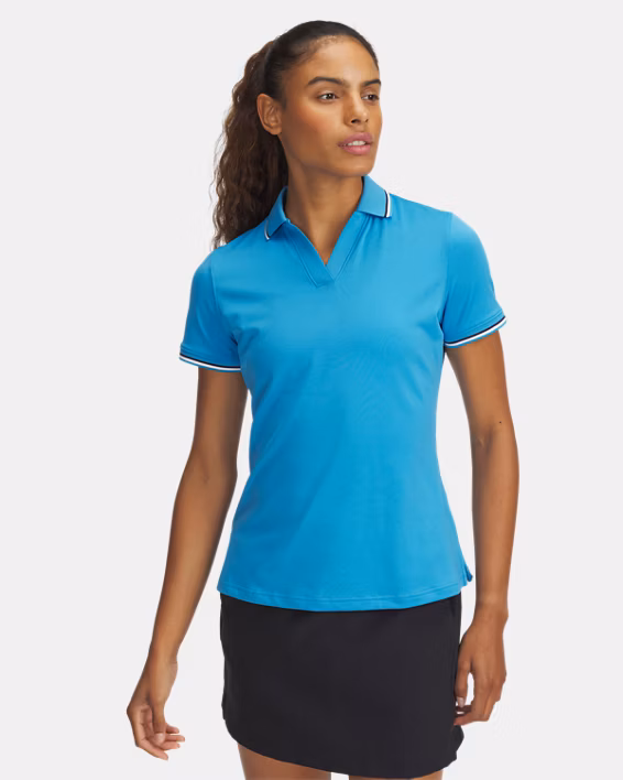 UA Drive Rib Women's Short Sleeve Polo