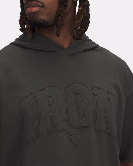 Project Rock Terry Men's Short Sleeve Hoodie