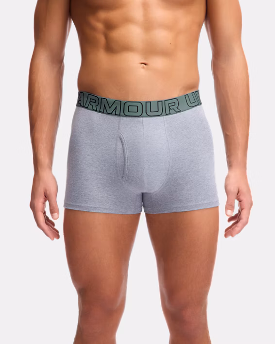 UA Performance Cotton Men's 8 cm 3-Pack Boxerjock®