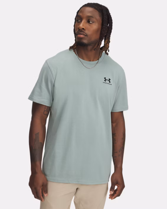 Men's UA Logo Embroidered Heavyweight Short Sleeve Men's Short Sleeve
