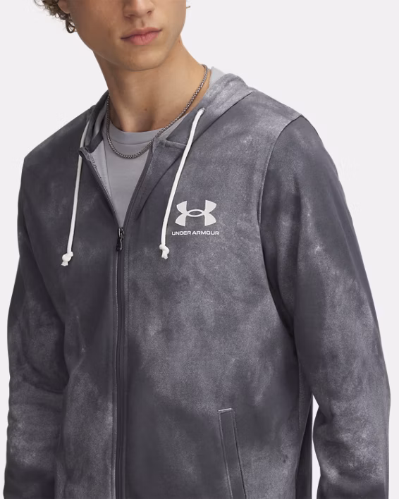 UA Rival Terry Printed Men's Full Zip