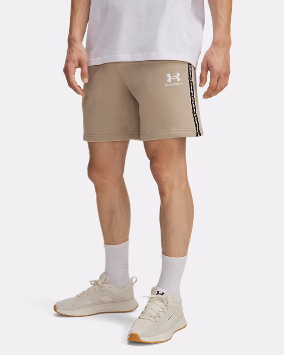 UA Icon Fleece Taping Men's 20 cm Shorts