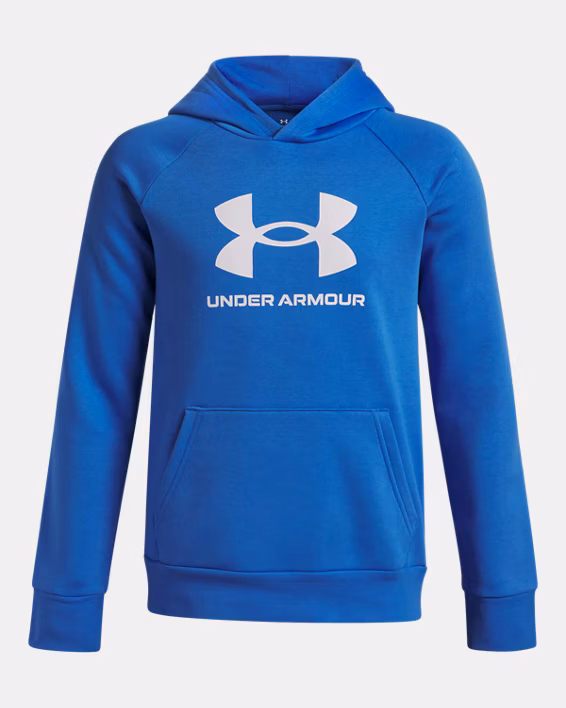 UA Rival Fleece Big Logo Boys' Hoodie
