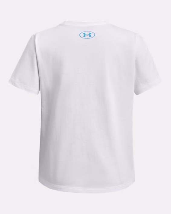 UA Bubble Wordmark Girls' Short Sleeve