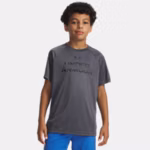 UA Tech™ Split Wordmark Boys' Short Sleeve