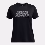 UA Tech™ Wordmark Girls' Short Sleeve