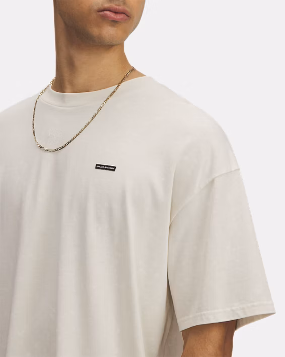 UA Heavyweight Logo Wash Men's Oversized Short Sleeve