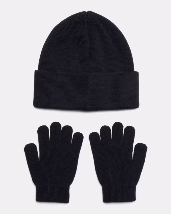 UA Beanie & Gloves Girls' Set