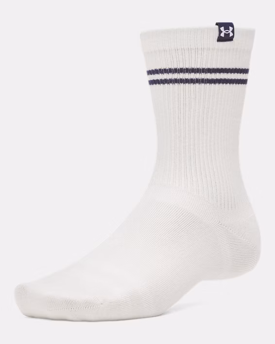 UA Sportstyle Cotton Unisex 3-Pack Crew Socks