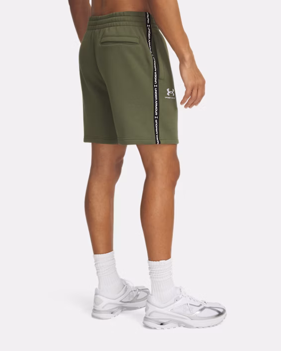 UA Icon Fleece Taping Men's 20 cm Shorts