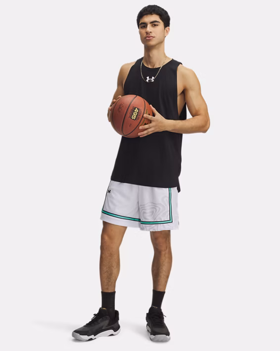 UA Zone Pro Mesh Printed Men's 18 cm Shorts