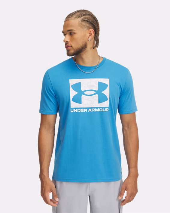 UA ABC Camo Boxed Logo Men's Short Sleeve