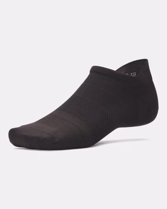 UA ArmourDry® Run Lite Unisex 3-Pack No Show Tab Socks