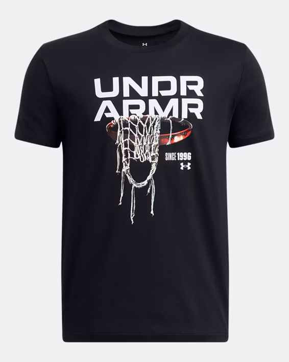 UA Hoops Net Boys' Short Sleeve