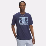 UA ABC Camo Boxed Logo Men's Short Sleeve
