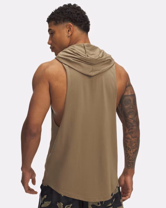 Project Rock Wire Men's Sleeveless Hoodie