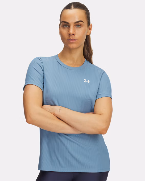 UA Tech™ Rib Women's Short Sleeve
