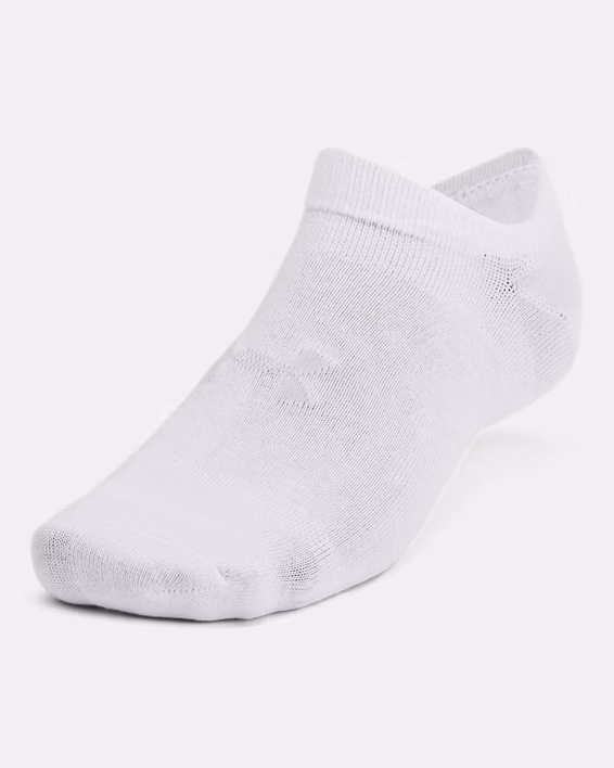UA Essential Unisex 6-Pack No-Show Socks