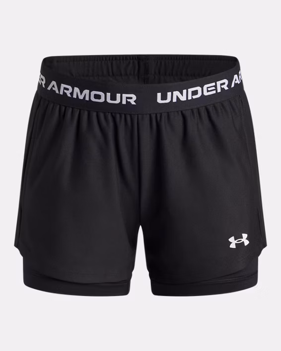 UA Tech™ Play Up Girls' 2-in-1 Shorts