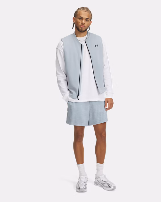 UA Unstoppable Fleece Grid Men's 15 cm Shorts