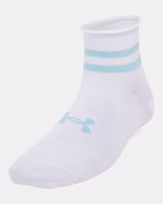UA Essential Women's 3-Pack Quarter Socks