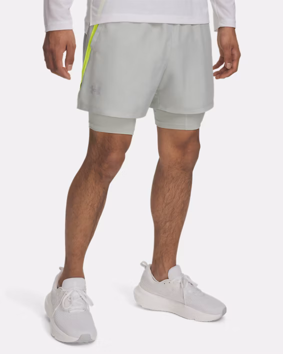 UA Launch Men's 2-in-1 13 cm Shorts