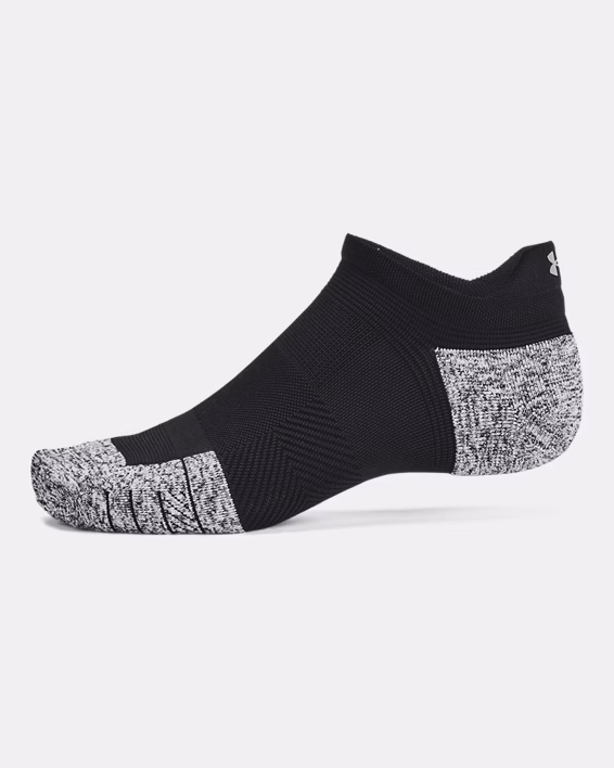 UA ArmourDry® Unisex Run Cushion 3-Pack No Show Socks