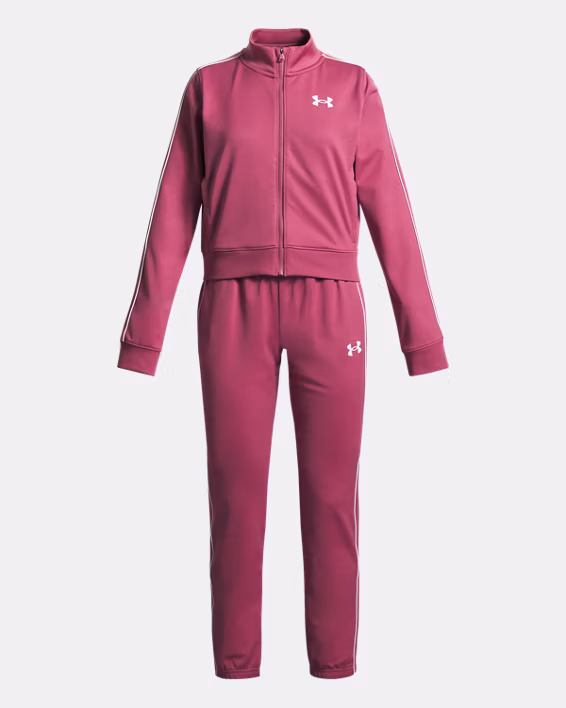 UA Icon Knit Girls' Crop Tracksuit