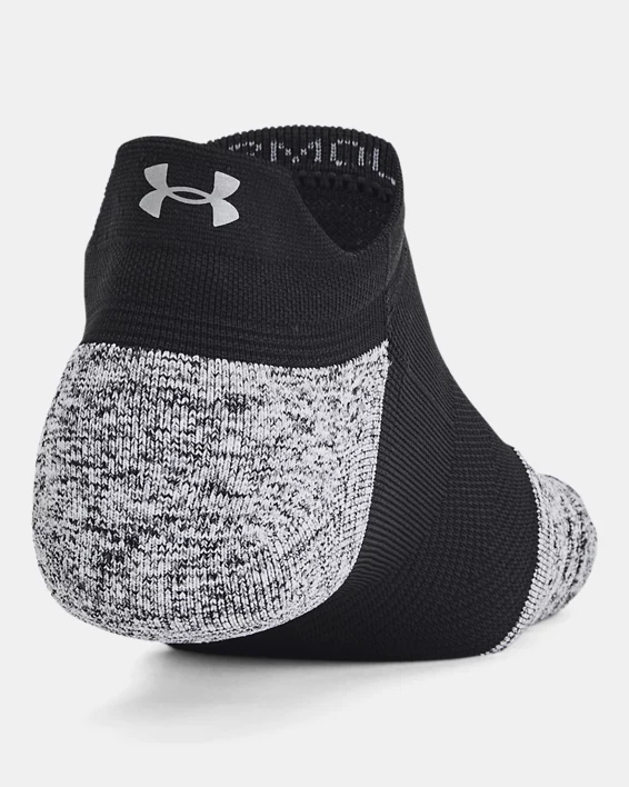 UA ArmourDry® Unisex Run Cushion 3-Pack No Show Socks