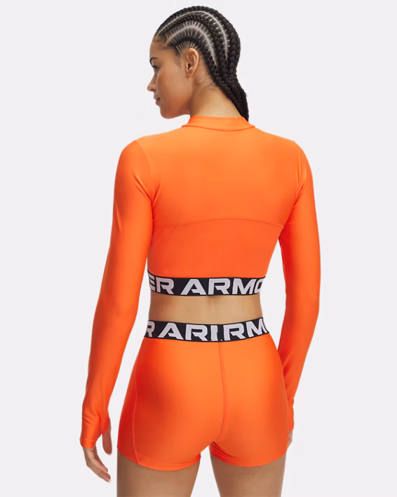 HeatGear® Rib Women's ¼ Zip Long Sleeve