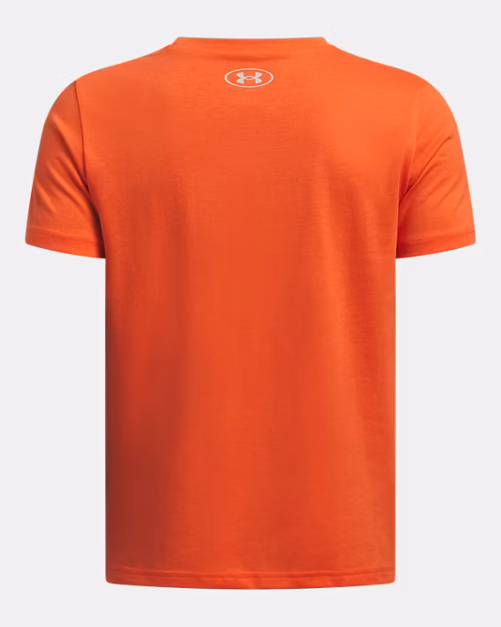 UA Split Big Logo Boys' Short Sleeve