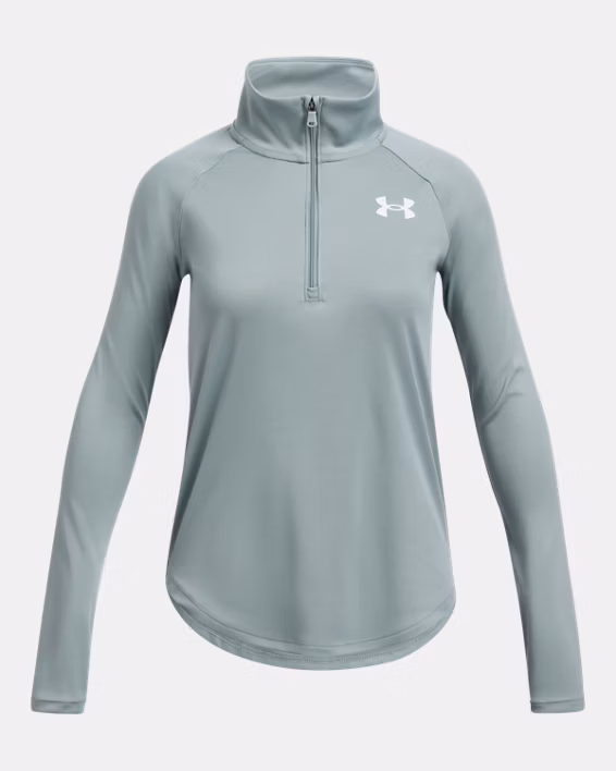 UA Tech™ Graphic Girls' ½ Zip