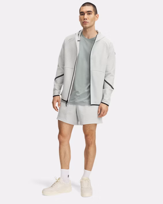 UA Unstoppable Fleece Grid Men's 15 cm Shorts