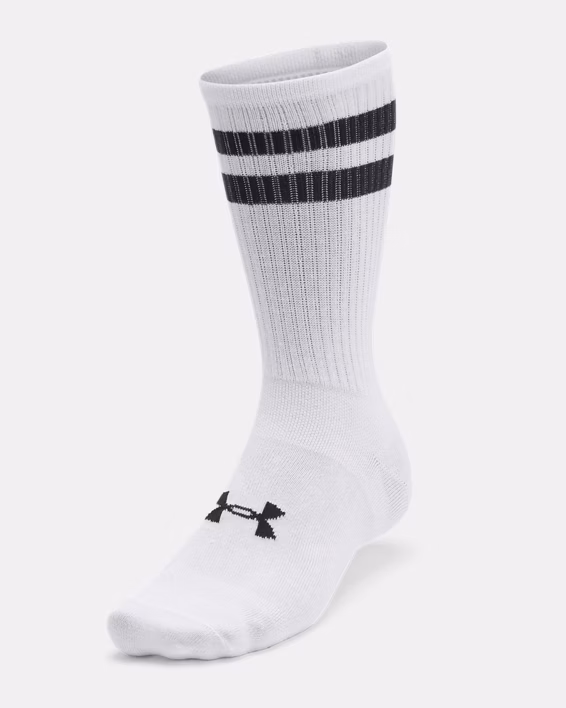 UA Essential Unisex 6-Pack Crew Socks